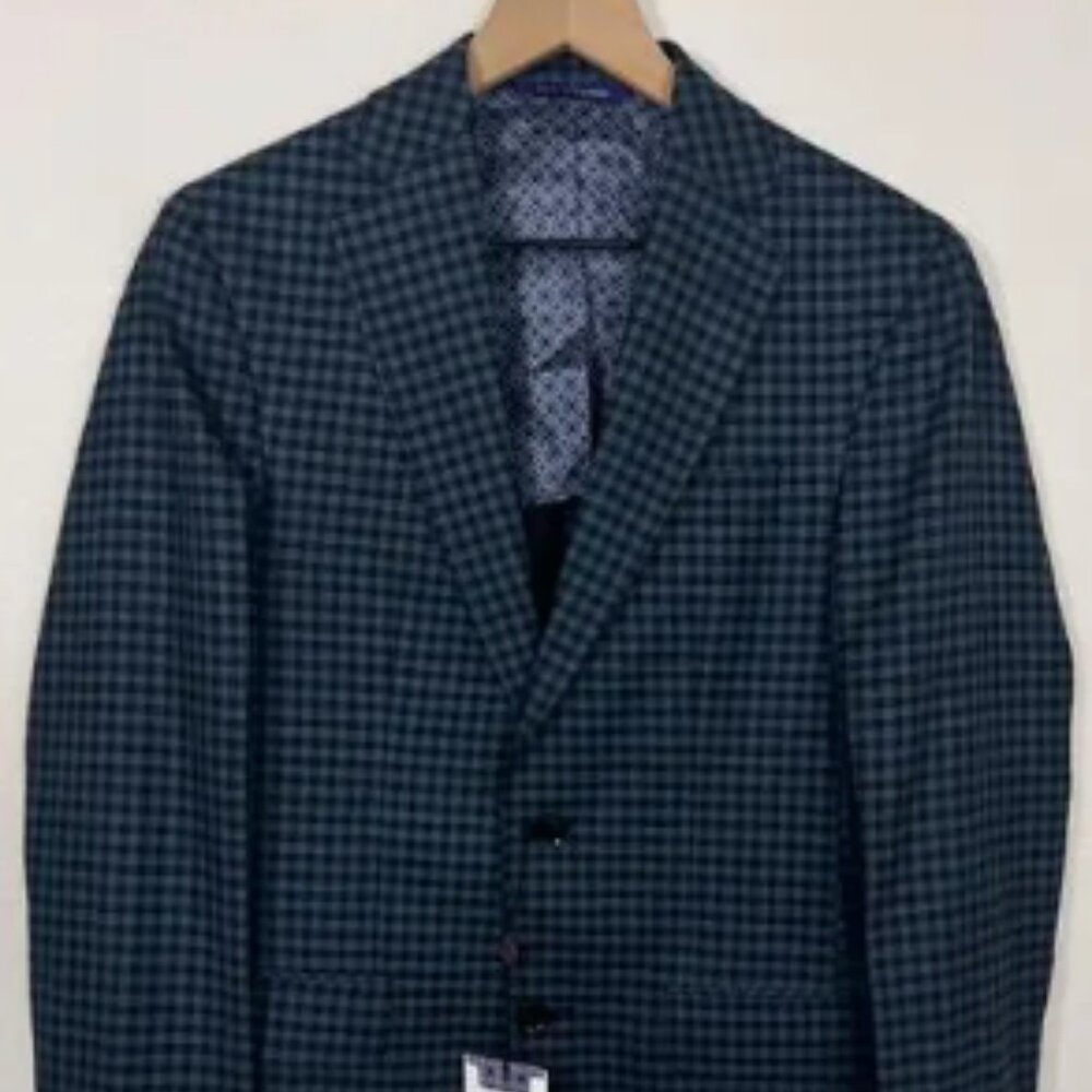 Ted Baker Endurance Blazer Black and Purple